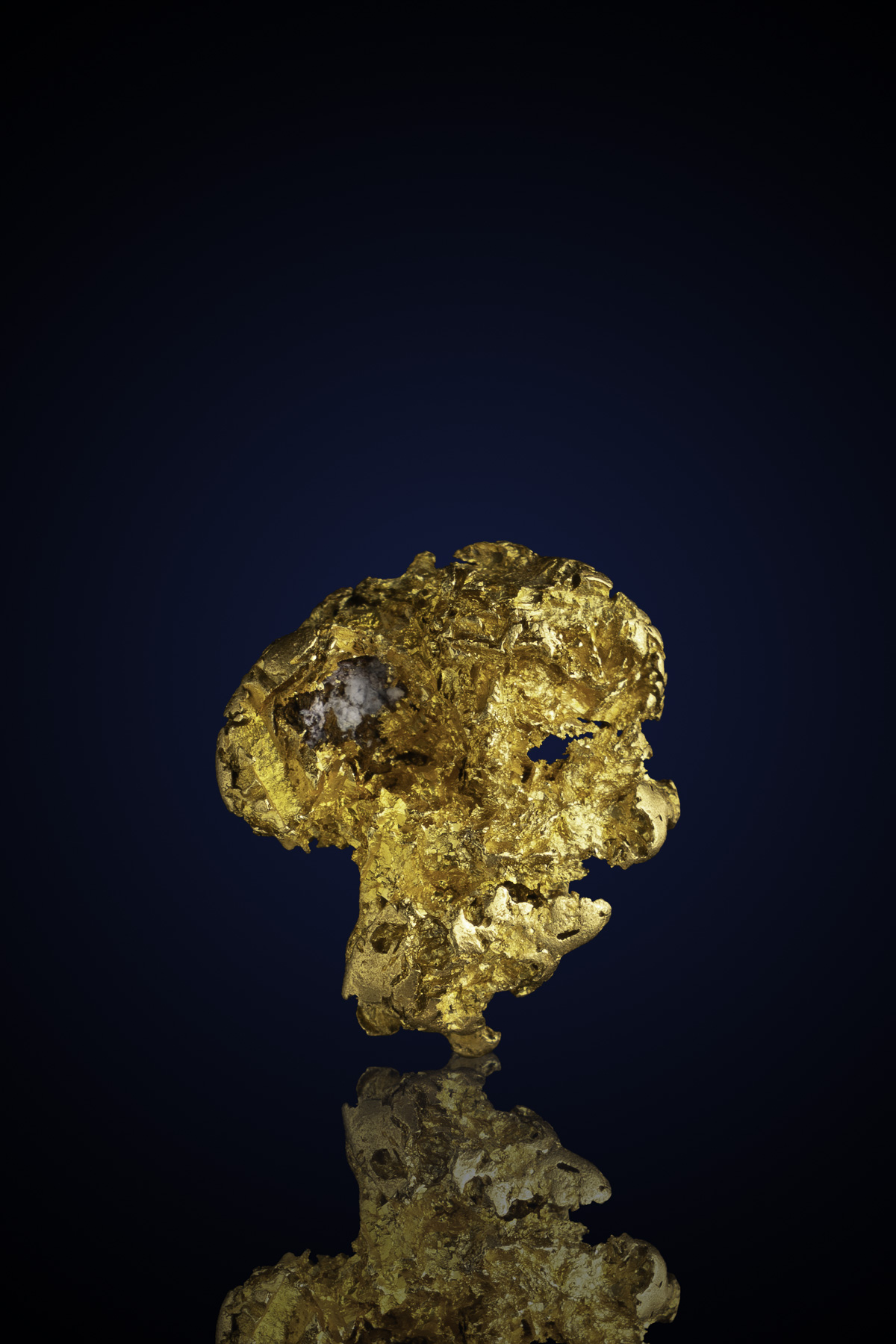 Magnificent, Deep-Toned Natural Gold Nugget - Auburn, CA - 7.07 Grams (image for) Magnificent, Deep-Toned Natural Gold Nugget - Auburn, CA - 7.07 Grams